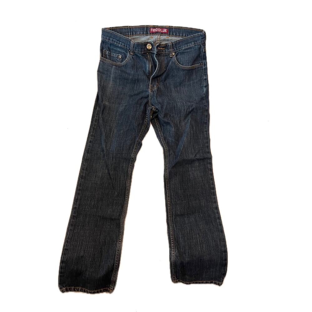 Neo Blue Los Angeles Wide Leg Jeans Mens 32x28